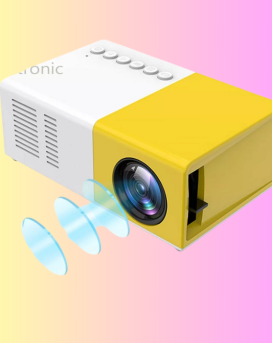 1080P LED Projector Home Office Hotel Media Player Portable Mini Projector