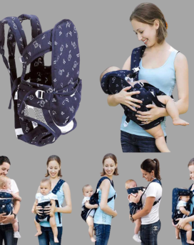 Adjustable Hands-Free 6-in-1 Baby Carrier Baby Carry Bag