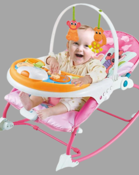 multifunctional 2 in 1 baby toddler rocking chair and dining table with musical toys