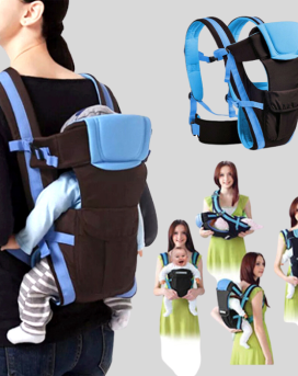 Secure & Hands Free 4 in 1 Multi Functional Baby Carrier Bag